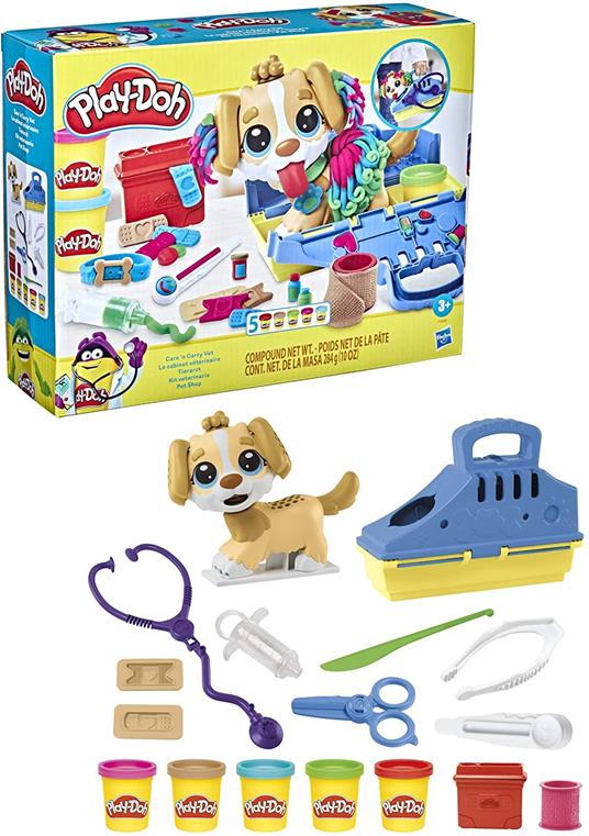 Play-Doh - Set da Veterinario, playset con cane giocattolo per bambini dai 3 anni in su - 2