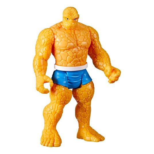 Hasbro Marvel Legends Series, Retro 375 Collection, La Cosa, action figure collezionabile da 9,5 cm