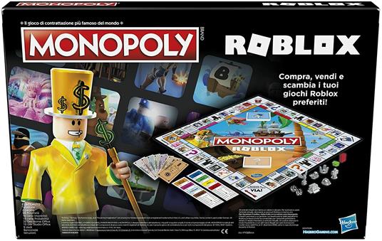 Monopoly - Roblox, gioco da tavolo per bambini dagli 8 anni in su
