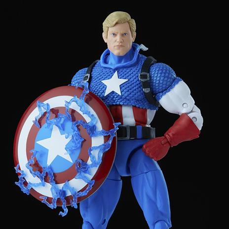 Hasbro Marvel Legends Series, 20th Anniversary Series 1 Capitan America, action figure da collezione da 15 cm - 5