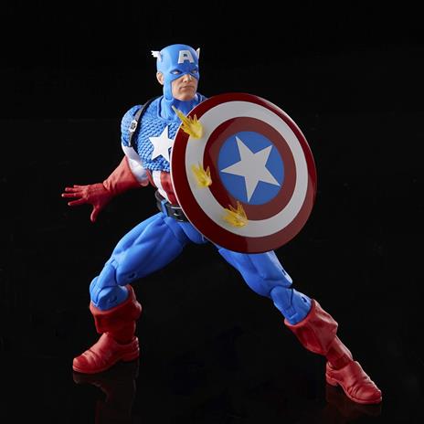 Hasbro Marvel Legends Series, 20th Anniversary Series 1 Capitan America, action figure da collezione da 15 cm - 6