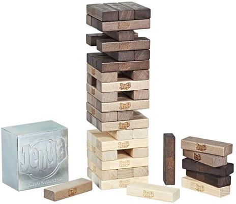 Hasbro Gaming Jenga: Serie Rustica, Gioco in Scatola