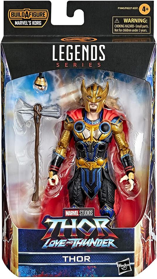 Hasbro Marvel Legends Series, Thor, action figure da 15 cm, ispirata al film Thor: Love and Thunder, include 3 accessori - 2