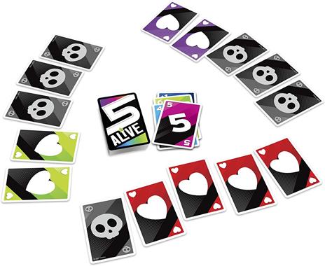 5 Alive, gioco di carte veloce per famiglie, dagli 8 anni in su, per 2-6 giocatori - 4