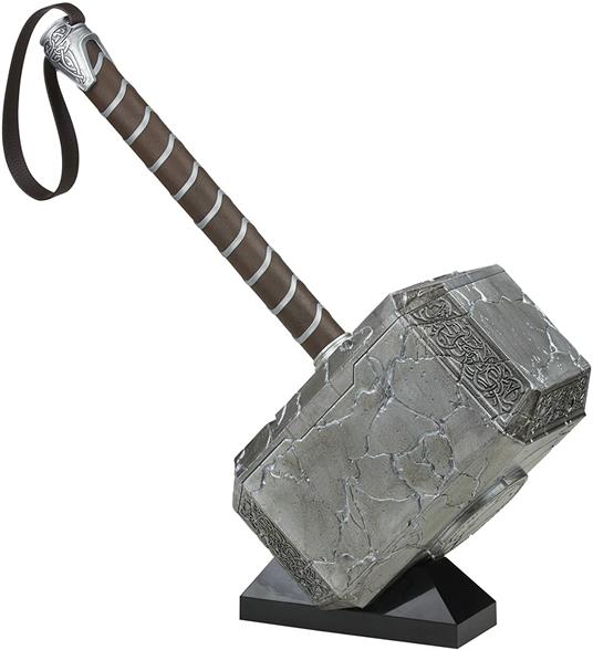 Marvel Legends Series, Mjolnir del Potente Thor, Martello per Roleplay elettronico con luci ed Effetti sonori