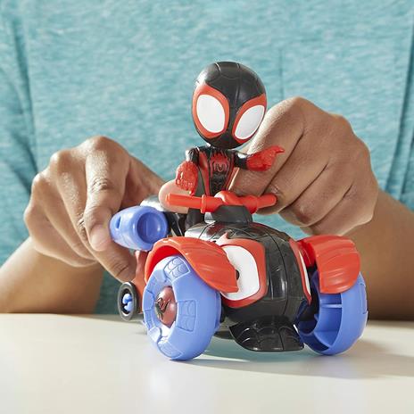 Marvel Spidey and His Amazing Friends Miles Morales Techno-Racer - 6