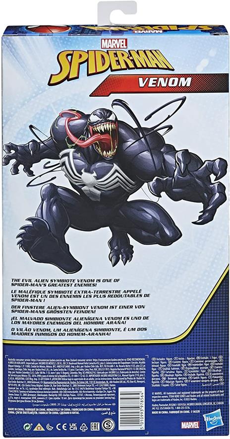 Hasbro Marvel Spider-Man - Titan Hero Series - Venom Deluxe, action figure da 30 cm - 4