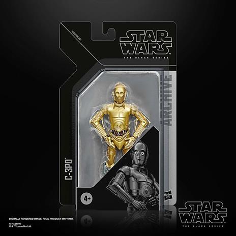 Hasbro Star Wars The Black Series Archive - C-3PO, action figure da collezione da 15 cm Star Wars: Una nuova speranza