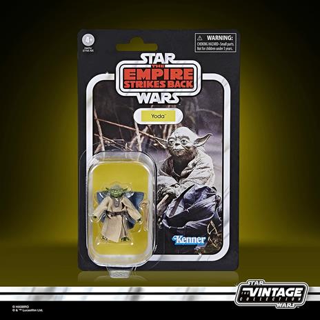 Hasbro Star Wars, The Vintage Collection - Yoda (Dagobah), action figure da 9,5 cm di Star Wars: LImpero colpisce ancora - 2