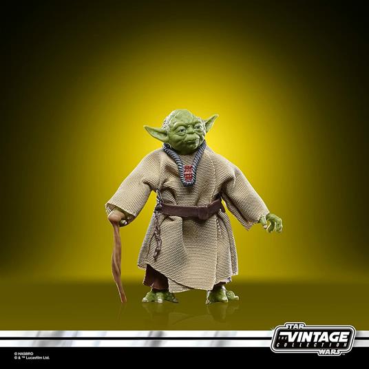Hasbro Star Wars, The Vintage Collection - Yoda (Dagobah), action figure da 9,5 cm di Star Wars: LImpero colpisce ancora - 6