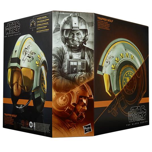 Hasbro Star Wars The Black Series, casco elettronico di Trapper Wolf