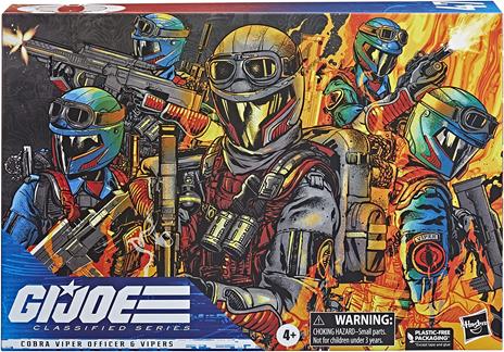 G.I. Joe Classified Series Action Figures Troop-Builder 3-Pack Cobra Viper & Vipers 15 Cm Hasbro - 2