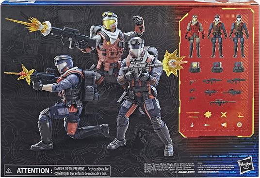 G.I. Joe Classified Series Action Figures Troop-Builder 3-Pack Cobra Viper & Vipers 15 Cm Hasbro - 3
