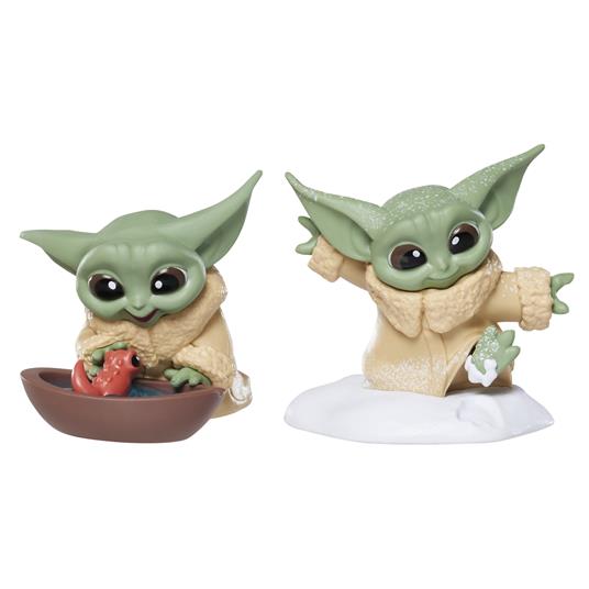 Hasbro Star Wars - The Child, Grogu (Personaggio di Baby Yoda collezionabile da 5,5 cm in diverse pose The Mandalorian)