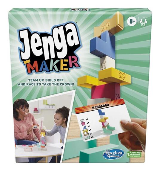 Jenga Maker - gioco in scatola Hasbro Gaming per famiglie e bambini, dagli 8 anni in su, per 2-6 giocatori - 2