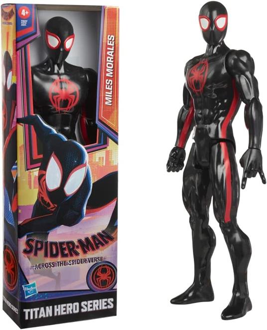 Hasbro Marvel Spider-Man, giocattolo di Miles Morales, "Spider-Man: Across the Spider-Verse", action figure in scala da 30 cm