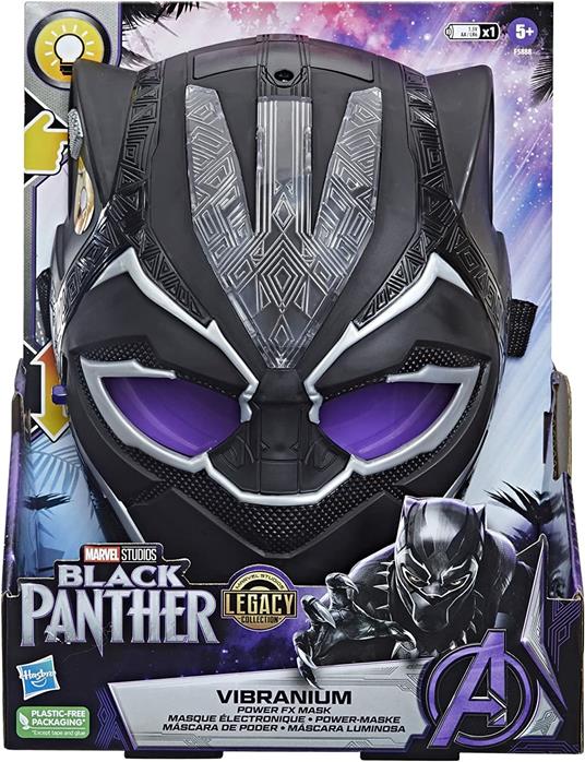 Hasbro Marvel Black Panther, Legacy Collection, Maschera Vibranium di Black Panther con effetti speciali - 5