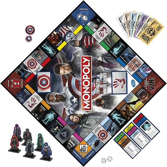 Monopoly - The Falcon and the Winter Soldier, edizione ispirata alla serie TV dei Marvel Studios - 5