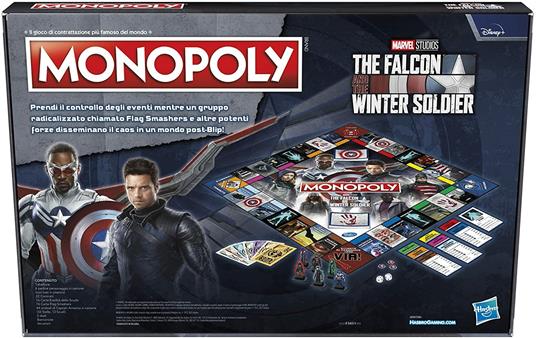 Monopoly - The Falcon and the Winter Soldier, edizione ispirata alla serie TV dei Marvel Studios - 6