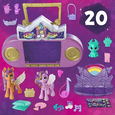 My Little Pony: Lascia il Tuo Segno - Musical Melody, playset con luci e suoni, 3 personaggi - 4