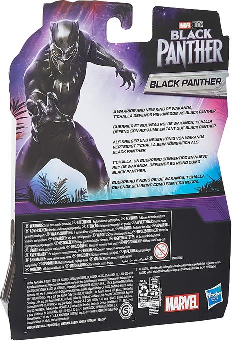 Hasbro Marvel Black Panther, Marvel Studios Legacy Collection, action figure di Black Panther - 2