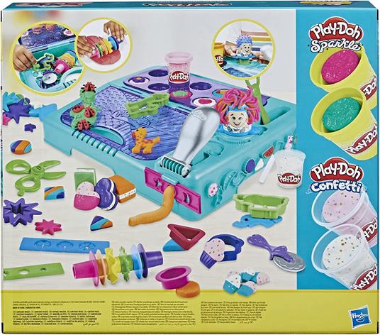 Play-Doh - La Valigietta per Creare, playset con più di 30 strumenti e 10 vasetti di pasta da modellare atossica - 4