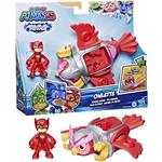 Personaggio Gufetta Con Veicolo Animal Rider Super Pigiamiani Pj Masks  F5204 F5340
