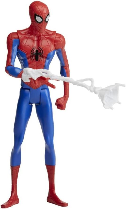 Hasbro Marvel "Spider-Man: Across the Spider-Verse", action figure di Spider-Man in scala da 15 cm con accessorio ragnatela - 4