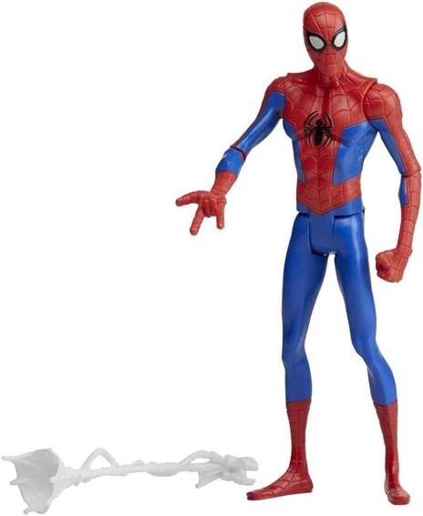 Hasbro Marvel "Spider-Man: Across the Spider-Verse", action figure di Spider-Man in scala da 15 cm con accessorio ragnatela - 5