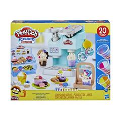 Play-Doh Kitchen Creations - La Caffettiera Super Colorata di Play-Doh, playset con 20 accessori