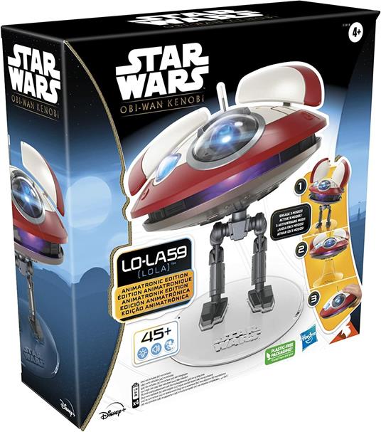 Hasbro Star Wars - L0-LA59 (Lola) Animatronic Edition, droide elettronico "Obi-Wan Kenobi", giocattolo di Star Wars - 2