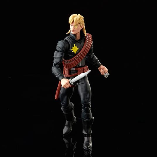 Hasbro- Marvel Legends Series X-Men Classic Longshot, Giocattolo da 15,2 cm, 4 Accessori, Multicolore, F3977 - 5