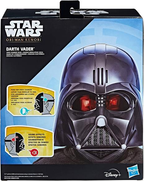 Hasbro Star Wars - Darth Vader, maschera elettronica con modificatore di voce - 3