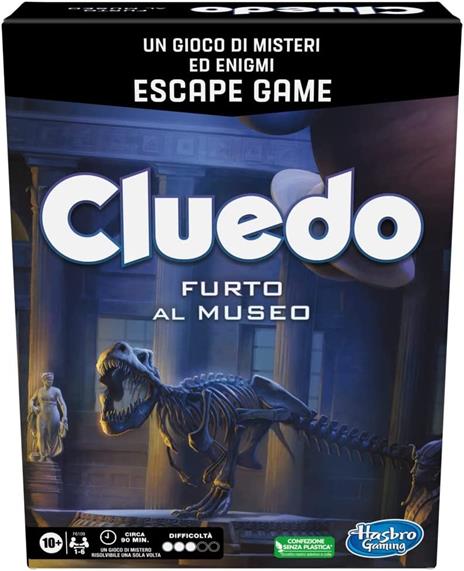 Cluedo Escape - Furto al Museo, un gioco di misteri ed enigmi in versione Escape Game