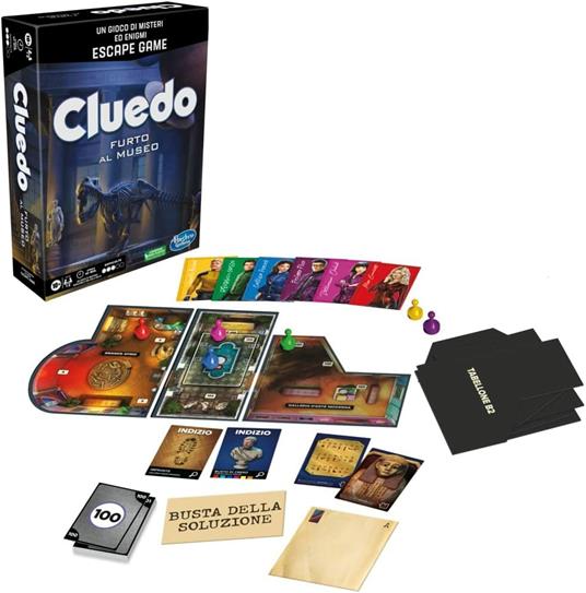 Cluedo Escape - Furto al Museo, un gioco di misteri ed enigmi in versione Escape Game - 3