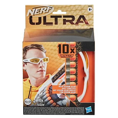 Nerf Ultra - Occhiali protettivi, stanghette regolabili in 2 modi, equipaggiamento Nerf originale, taglia unica