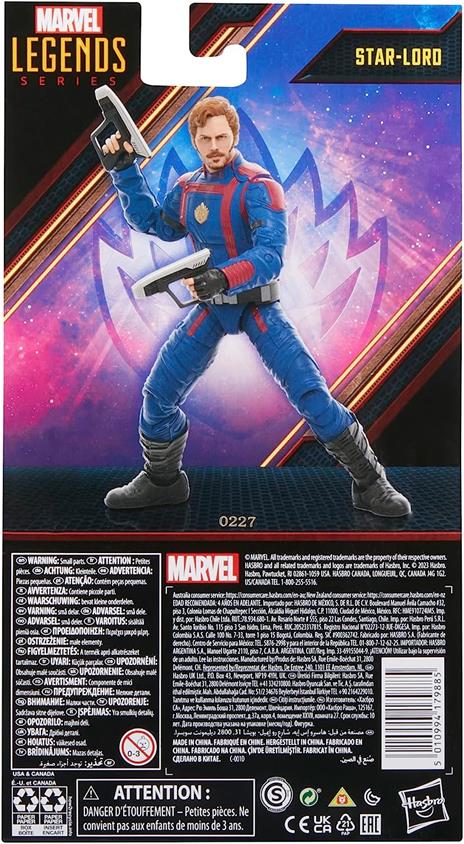 Hasbro Marvel Legends Series, Star Lord, action figure ispirate al film "Guardiani della Galassia Vol. 3", da 15 cm - 3