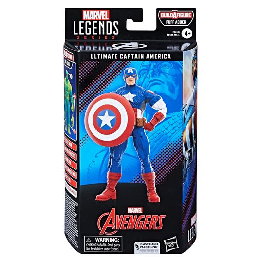 Marvel Legends Action Figura Puff Adder Baf: Ultimate Captain America 15 Cm Hasbro