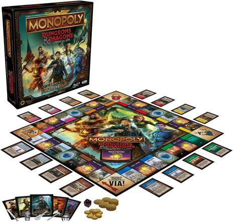 Monopoly Dungeons and Dragons Movie - L'onore dei ladri. Gioco da tavolo - 2