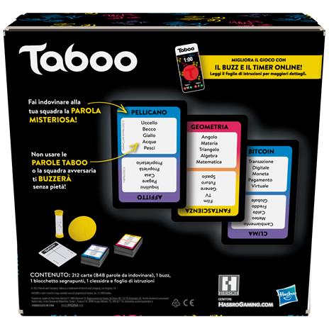 Taboo. Gioco da tavolo - 3
