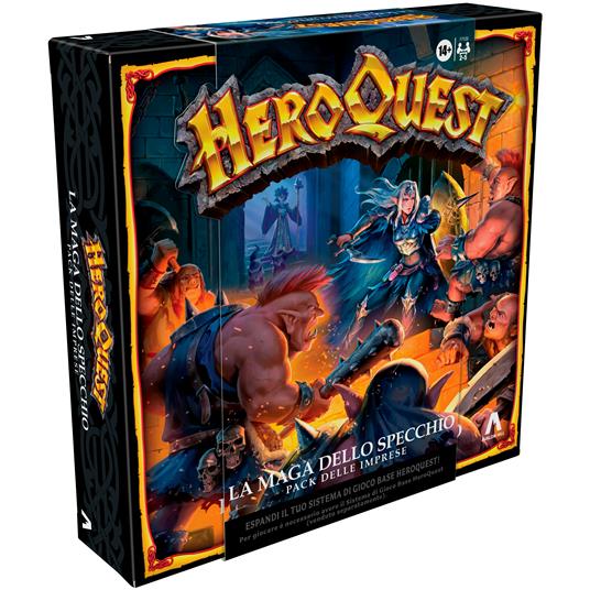 Avalon Hill, HeroQuest, Pack delle Imprese, La Maga dello Specchio, in Stile Dungeon Crawler, espansione Base HeroQuest - 4