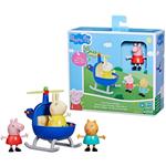 Veicolo Elicottero Peppa Pig Della Signora Coniglio Con 3 Personaggi  F407 F6823