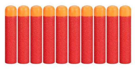 Nerf. Refill 10 dardi mega - 4