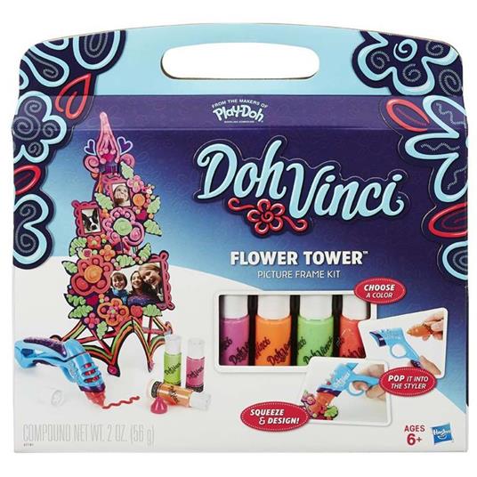 DohVinci Flower Tower Kit Creativo, 4 Tubetti - 3