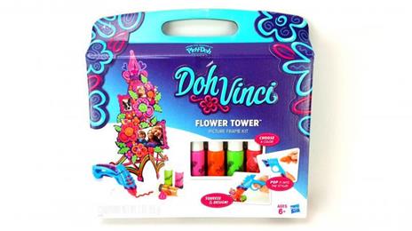 DohVinci Flower Tower Kit Creativo, 4 Tubetti - 2