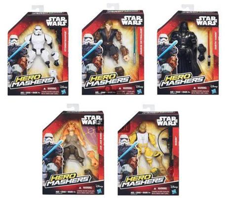 Hasbro B3656EU4 Star Wars Mashers Eroe - Figurine di base, Modelli assortiti, 1 pezzo