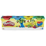 Play-Doh 23241 Pasta modellabile 265 g Blu, Verde, Rosso, Giallo 4 pz