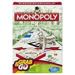 Hasbro Monopoly Grab & Go Game Simulazione economica Bambini e Adulti