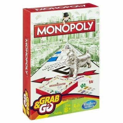 Hasbro Monopoly Grab & Go Game Simulazione economica Bambini e Adulti - 5