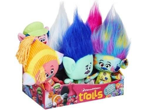 Trolls peluche base 25 cm cooper - 2